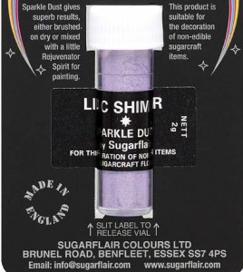 Glitters Lilla . Sparkles Lilac. Sugarflair