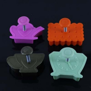 La Colazione. Set 4 Stampi espulsione Tagliapasta di varie misure. - Img 2