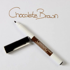 Marrone Cioccolata. Punta fine . Pennarello alimentare di alta qualità Sugarflair Sugar Art Pen.