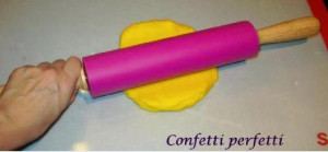 Mattarello 46 cm. Liscio e Antiaderente in silicone. Rullo indipendente e manici in legno. - Img 2