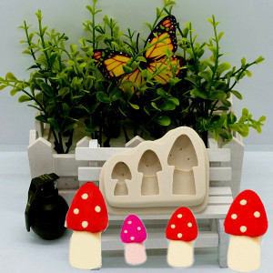 Piccoli funghi. Stampo in silicone