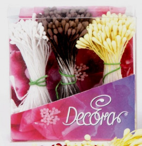 Pistilli Bianchi, Marrone e Gialli per fiori 432 pz.