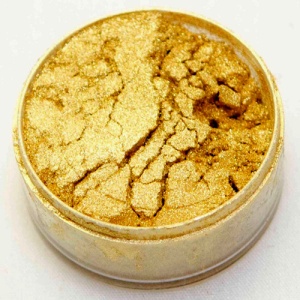 Polvere ORO DEL TESORO Glitter Perlescente. Naturale 100% ed edibile per Candele e Saponi