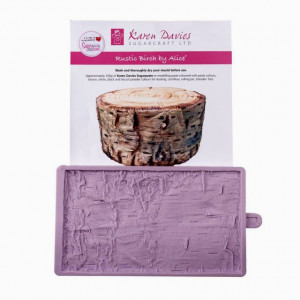 Tronco d'Albero. Fantastico grande Stampo in silicone Rustic Birch. Originale Karen Davies. - Img 3