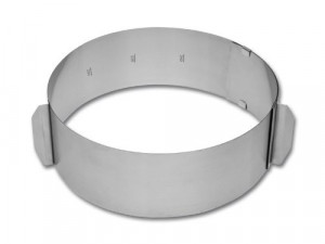 Anello Altezza 6 cm Cornice Regolabile in metallo per torte. - Img 6