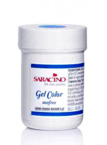 Blu. Colorante alimentare in gel 20 gr. Saracino