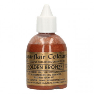 Colorante per Aerografo. Sugarflair ORO