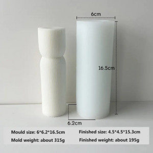 stampo Colonna Geometrica per candele cera soia