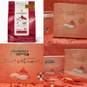Confetti Rosa Ruby al Cioccolato 1 Kg. Maxtris Sensations Mandorla. Senza Glutine - Img 4