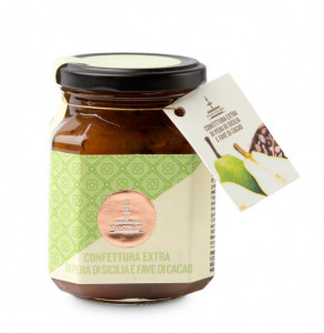 Confettura di pere di Sicilia e fave di cacao Fiasconaro