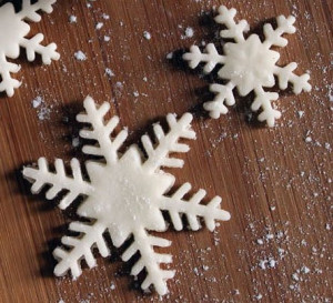 fiocco di neve di zucchero