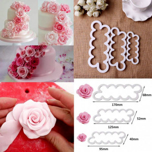 Cutter Rosa facile con questi 3 stampi