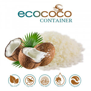 EcoCoco per Contenitori Cera di Cocco per Candele