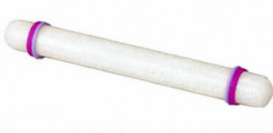 Mattarello 22.5 cm con Anelli regolabili. Liscio e Antiaderente in silicone. - Img 2
