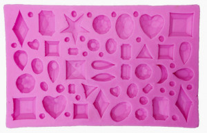 Mini Diamanti e Gemme. Stampo in Silicone - Img 3