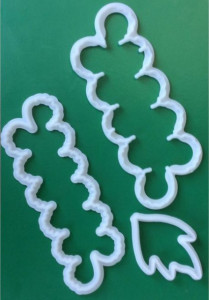 Cutter stampo per realizzare una Peonia per il cake design
