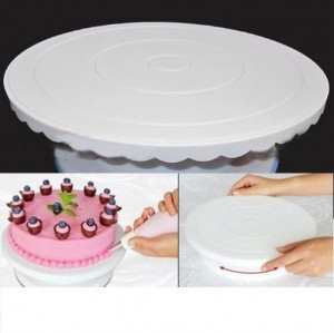 Piatto girevole con base antiscivolo