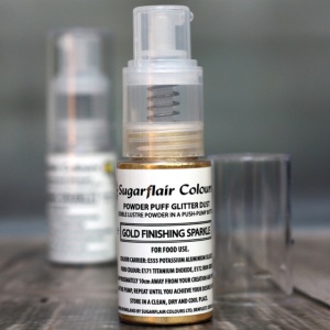 Spray polvere Glitter Oro perlescente Alimentare per Candele e Saponi
