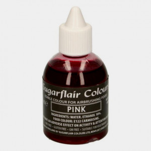 Rosa 60 ml. Colorante liquido anche per Aerografo. Sugarflair