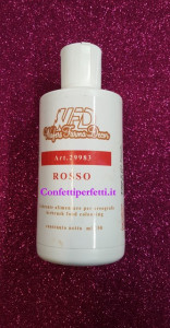 Rosso 250 ml. Colorante a base acqua per Aerografo. WFD - Img 1