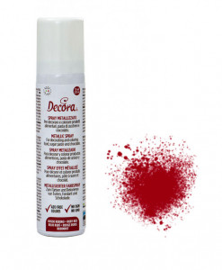 Rosso Rubino Metallizzato. Lucidante Spray 75 ml. Decora