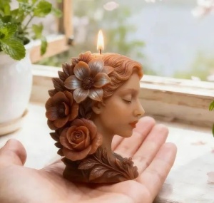 Dea dei fiori stampo candela