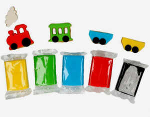 Bianco Nero Giallo Rosso e Blu. Pasta di zucchero colori primari. Senza Glutine