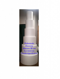 Altezza 20 cm Basi in polistirolo Dummy Tonde