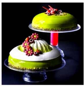 Alzata per torte con Liquido Colorato !! Modecor - Img 2