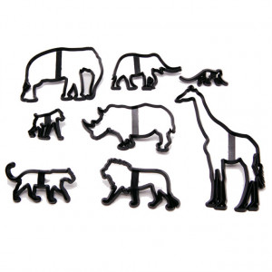 Safari Stampo Animali della Savana