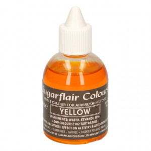 Colorante per Aerografo. Sugarflair GIALLO