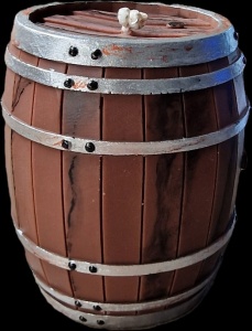 Botte di legno Stampo in silicone Candele e Saponi