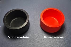 Coloranti rosso e nero per Gesso, Ceramic Lux Marmorina, Diplast,Polvere di ceramica e Jesmonite.