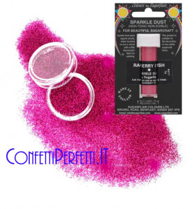 glitter rosso lampone
