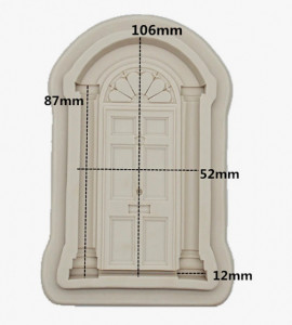 stampo in silicone porta o portone castello