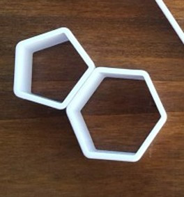 Kit Piccolo 3 cm Esagono e Pentagono per realizzare un Pallone da Calcio.