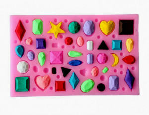 Mini Diamanti e Gemme. Stampo in Silicone - Img 4