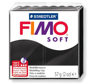 Nero. Fimo Soft. Pasta modellabile Termoindurente
