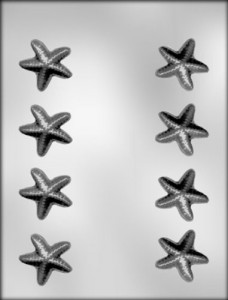 Stampo Stelle Marine in policarbonato flessibile.