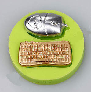 Tastiera Computer e Mouse. Stampo in silicone