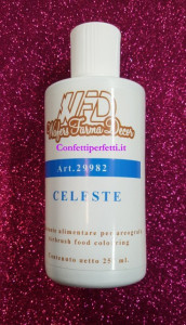 Celeste 250 ml. Colorante a base acqua per Aerografo. WFD - Img 1