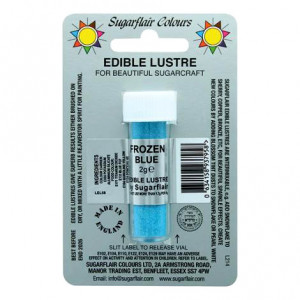 Colorante in polvere perlescente Celeste Frozen Sugarflair