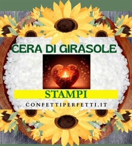 Cera Girasole STAMPI. Extra Bianca per Candele