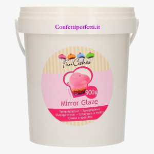 Glassa a Specchio. Neutra Brillante da colorare e aromatizzare a tuo gusto. Funcakes
