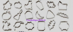 Halloween. Set di 18 Tagliapasta Cutter in metallo in elegante barattolo regalo!! Wilton - Img 3