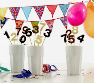 Numeri. Stampo in Silicone per Cake Pops