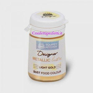 Oro Metallizzato. Colorante Lipo in polvere concentrato. Squires Kitchen