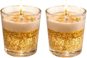 Polvere Spray Glitter Oro perlescente. Alimentare per Candele e Saponi