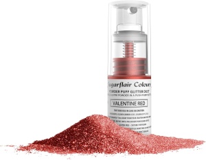 Polvere Spray Glitter Rosso perlescente. Naturale 100% ed edibile per Candele e Saponi