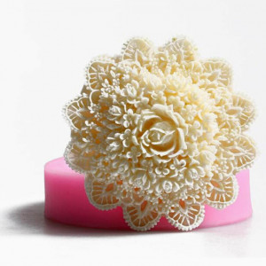 composizione Rosa in silicone